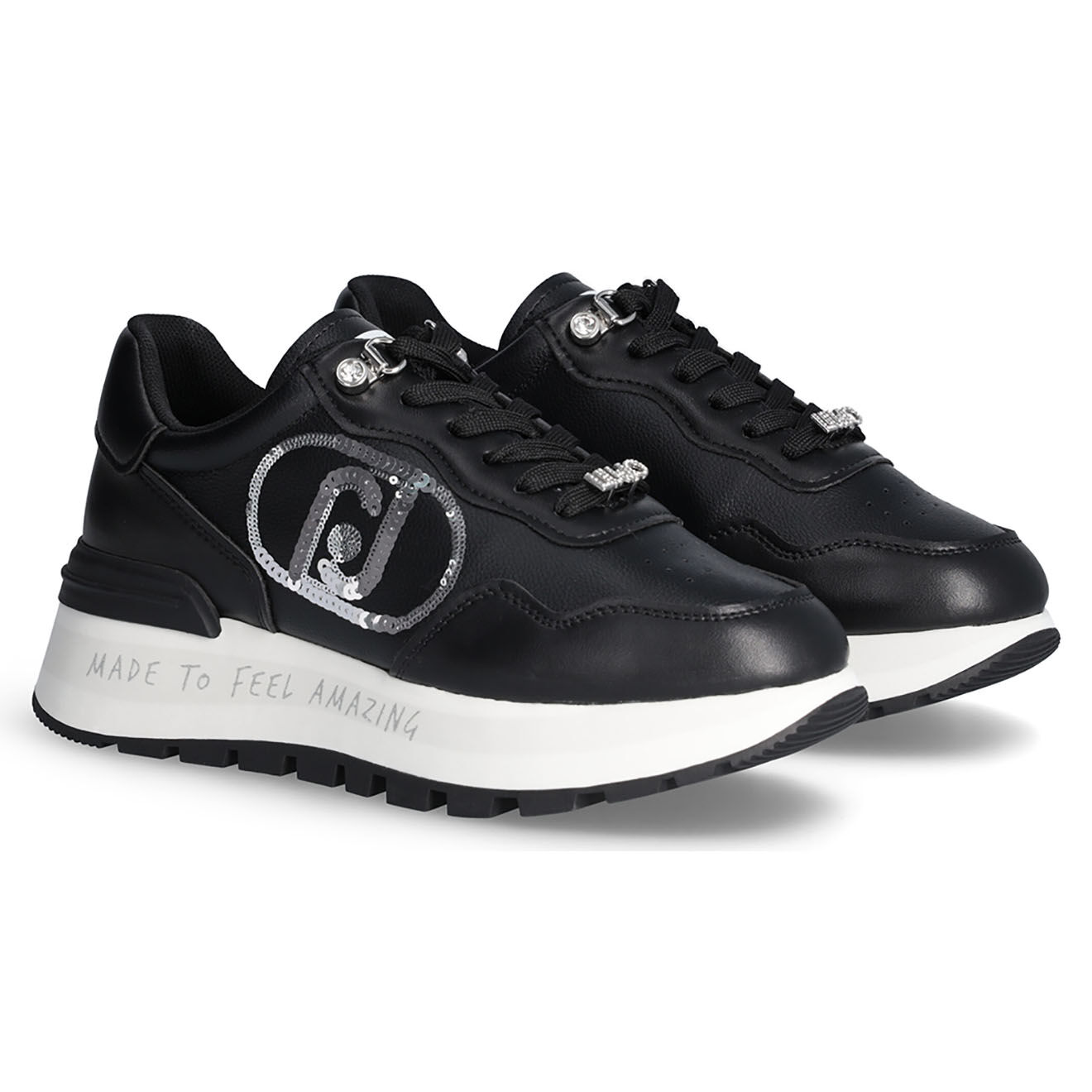 Liu-Jo Sneakers Julia noir/argenté