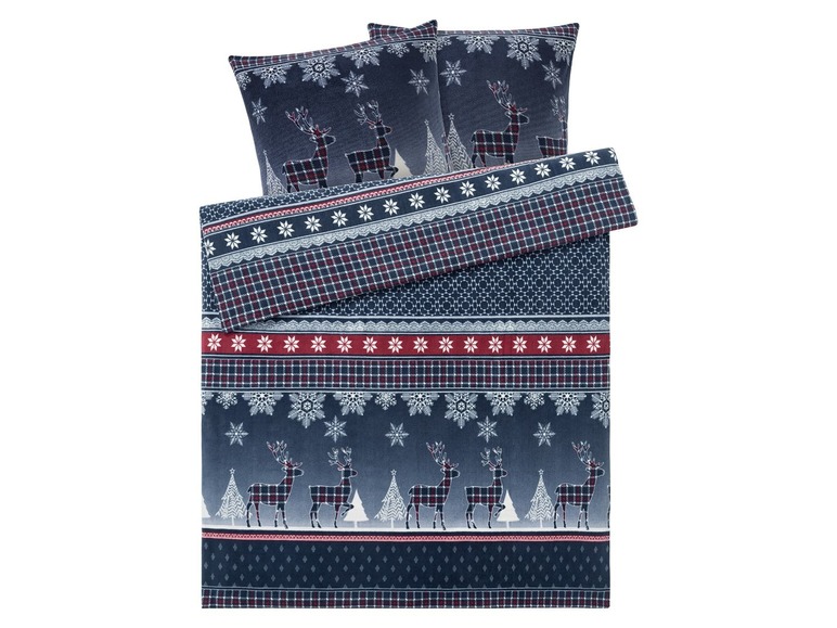 Draaibaar microvezel-fleece beddengoed 240 x 220 cm