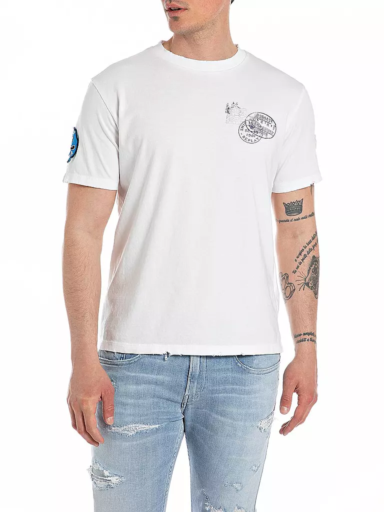 REPLAY T-Shirt  weiss