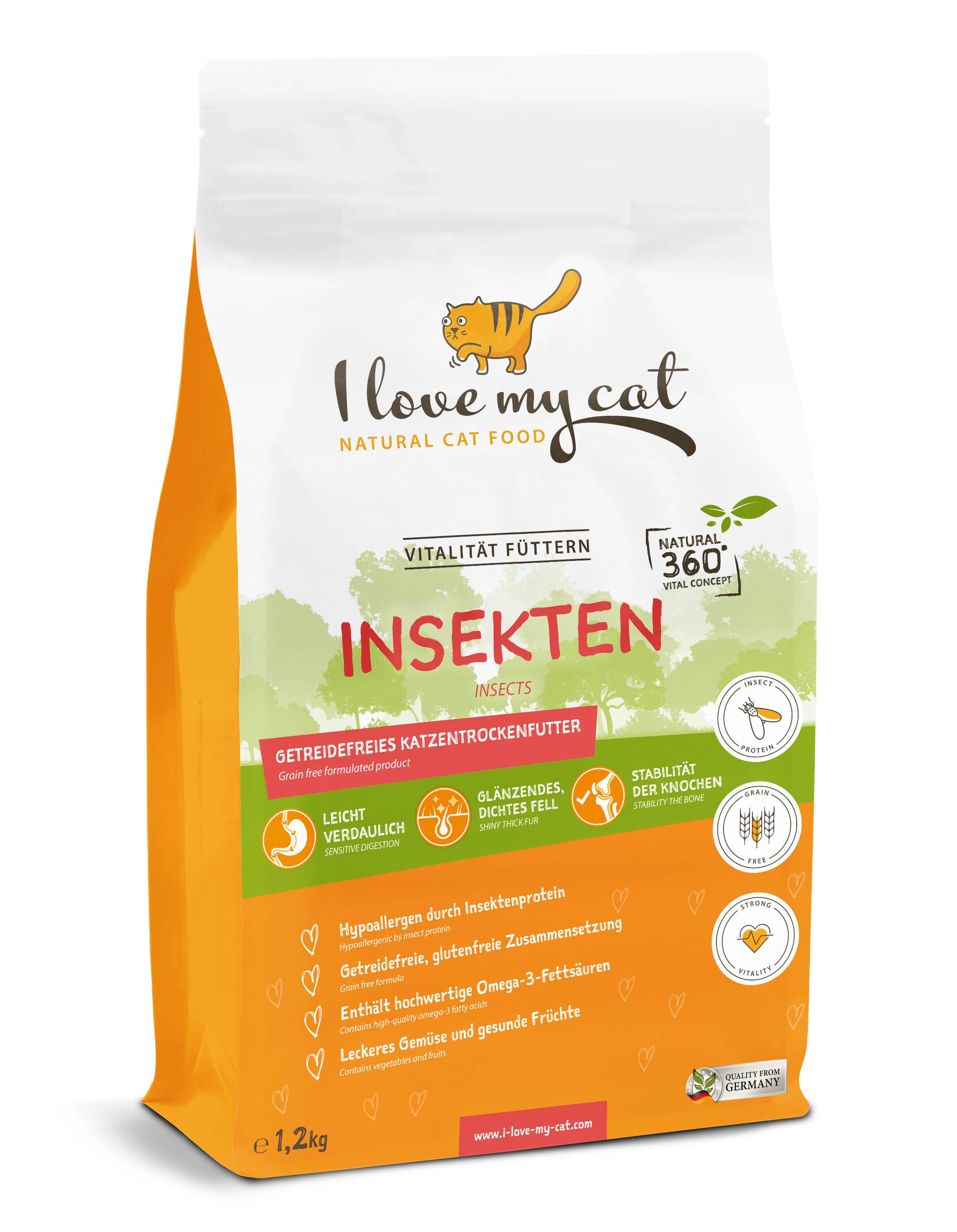 Kit de protéines d'insectes pour les chats
