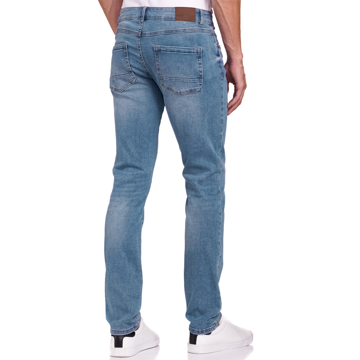 VanVaan Herren Slim-Jeans im Five-Pocket-Style blau