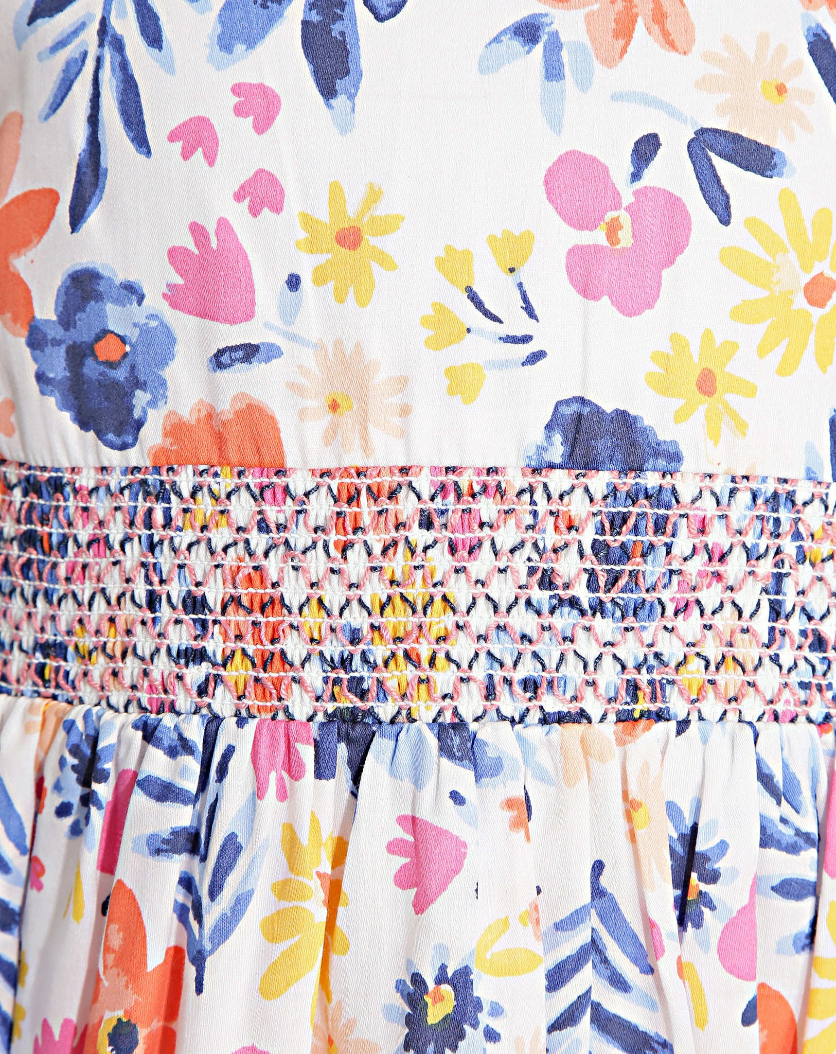 Kleid HAPPY FLOWERS ärmellos in bunt