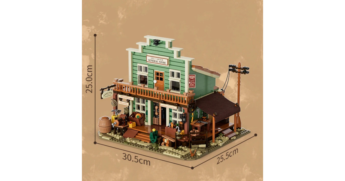 LumibricksThe Old West - General Store Constructiespeelgoed  (F9057)