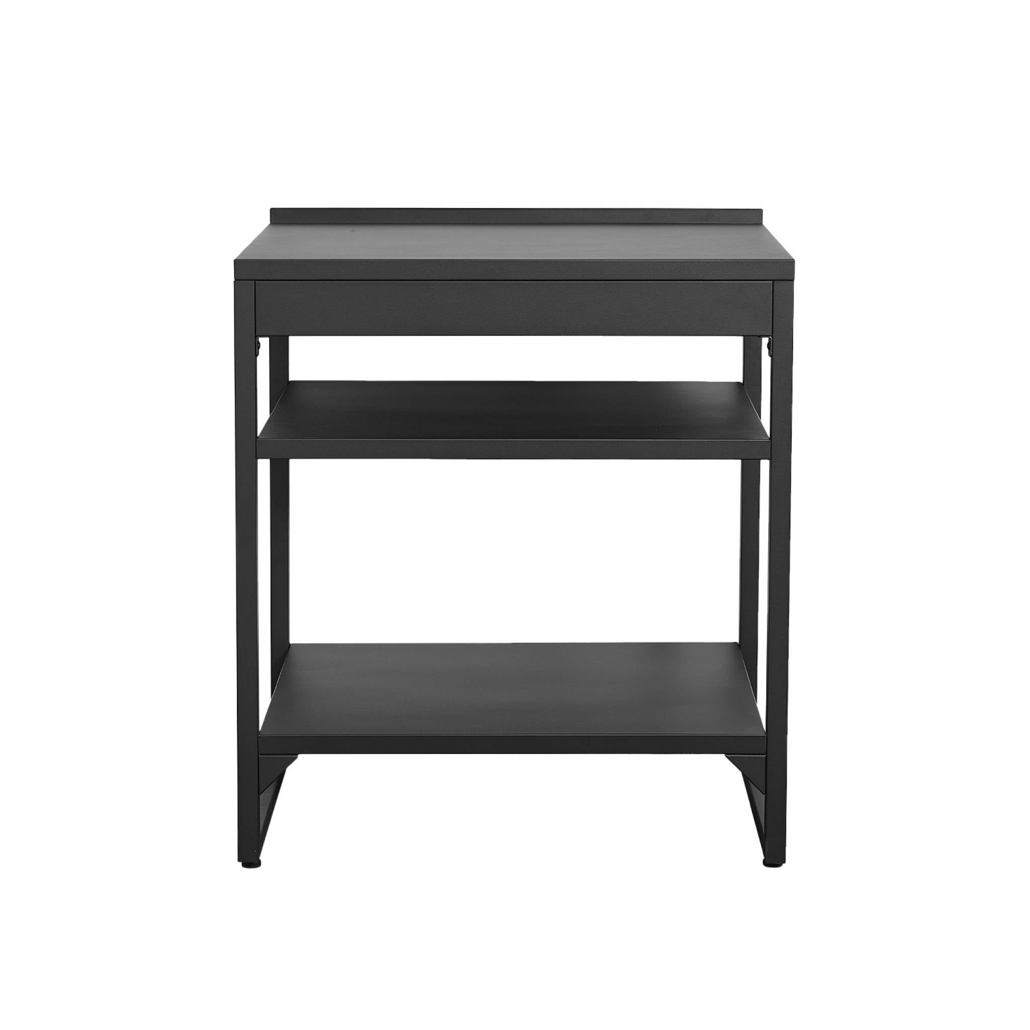 sweeek - Buitenkeukenmodule 2 planken van staal L80cm