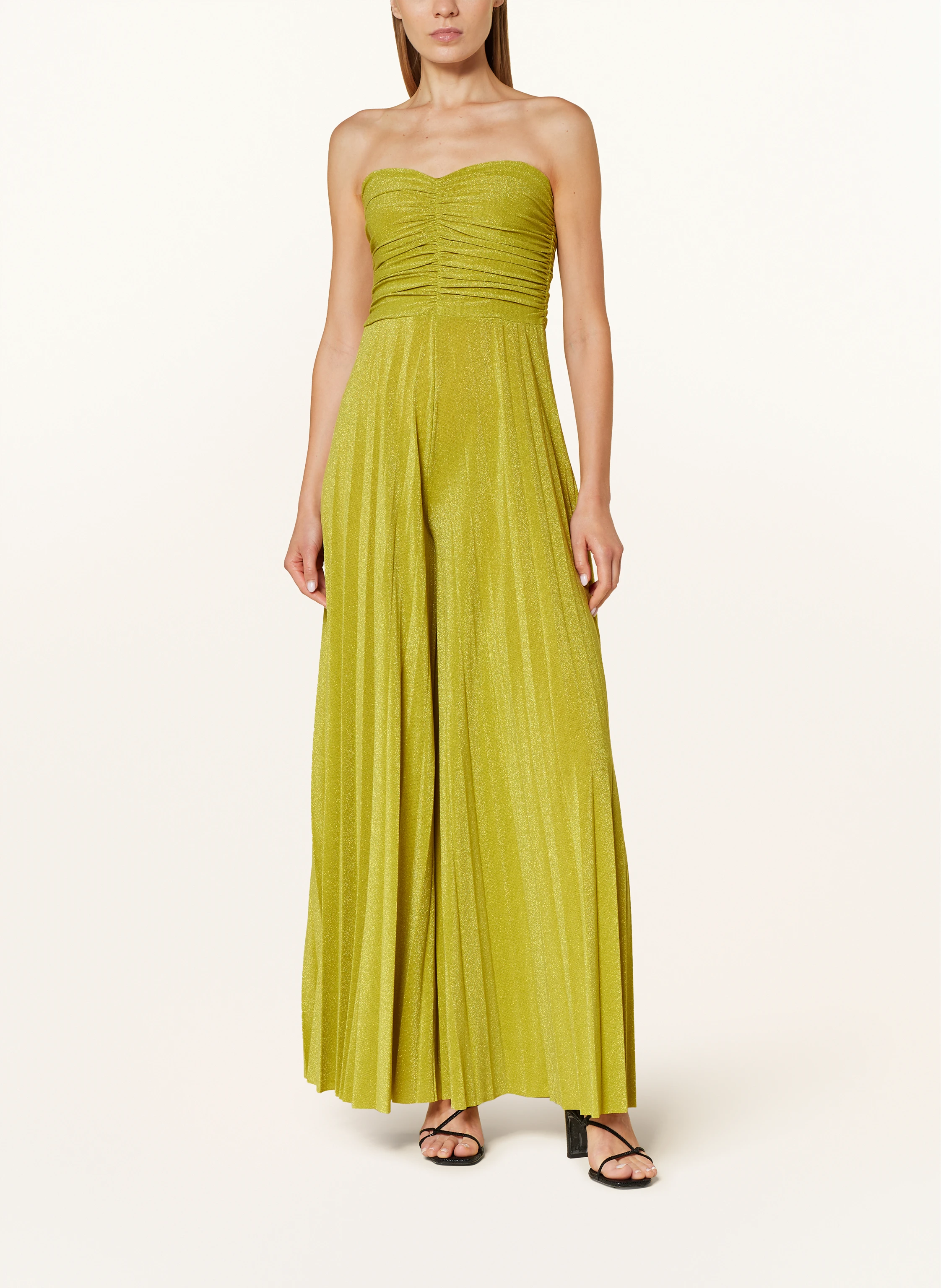 V by Vera Mont Off-Shoulder-Jumpsuit mit Glitzergarn
