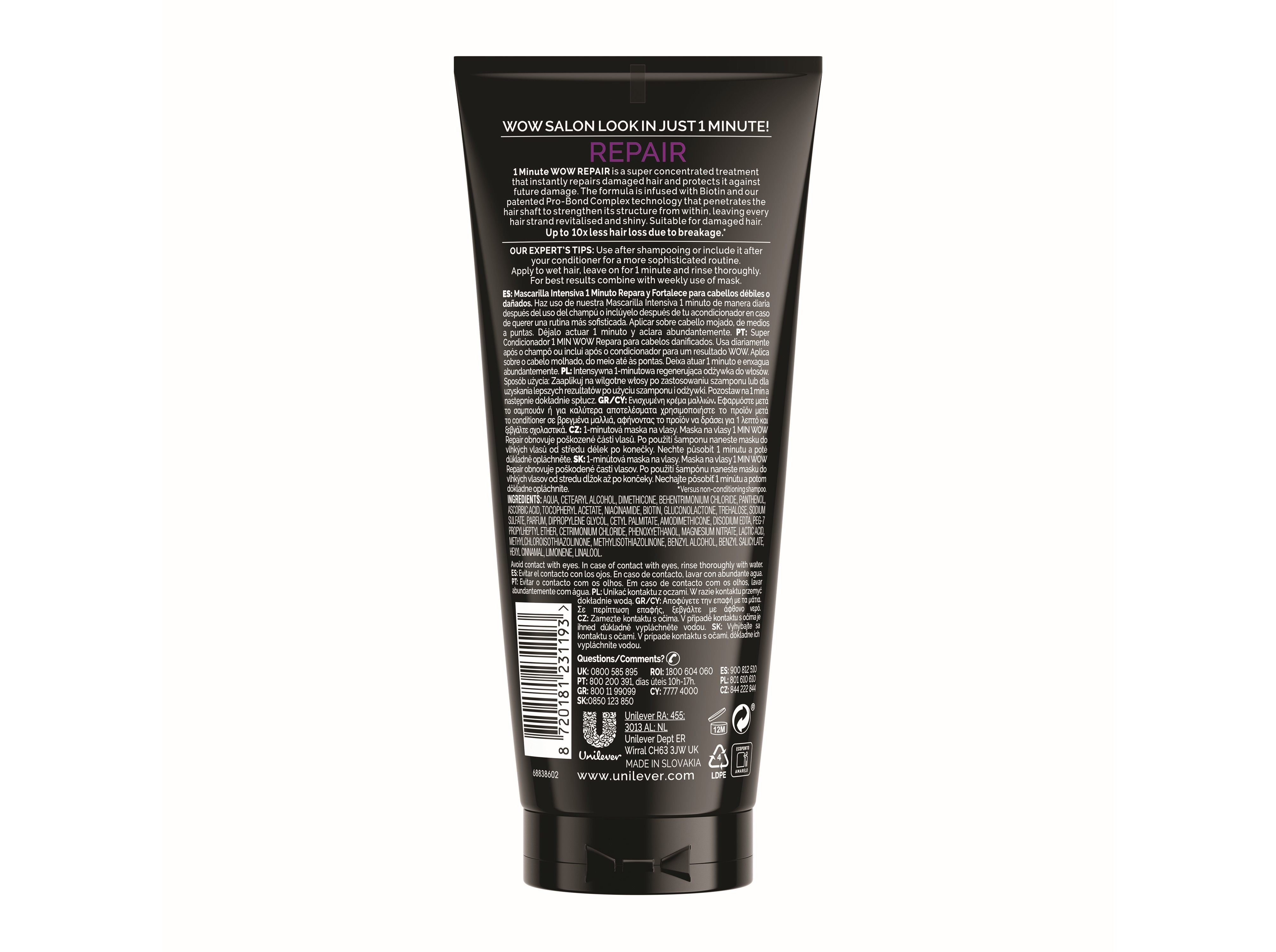 CONDICIONADOR TRESEMMÉ 1 MINUTE WOW REPAIR 170ML