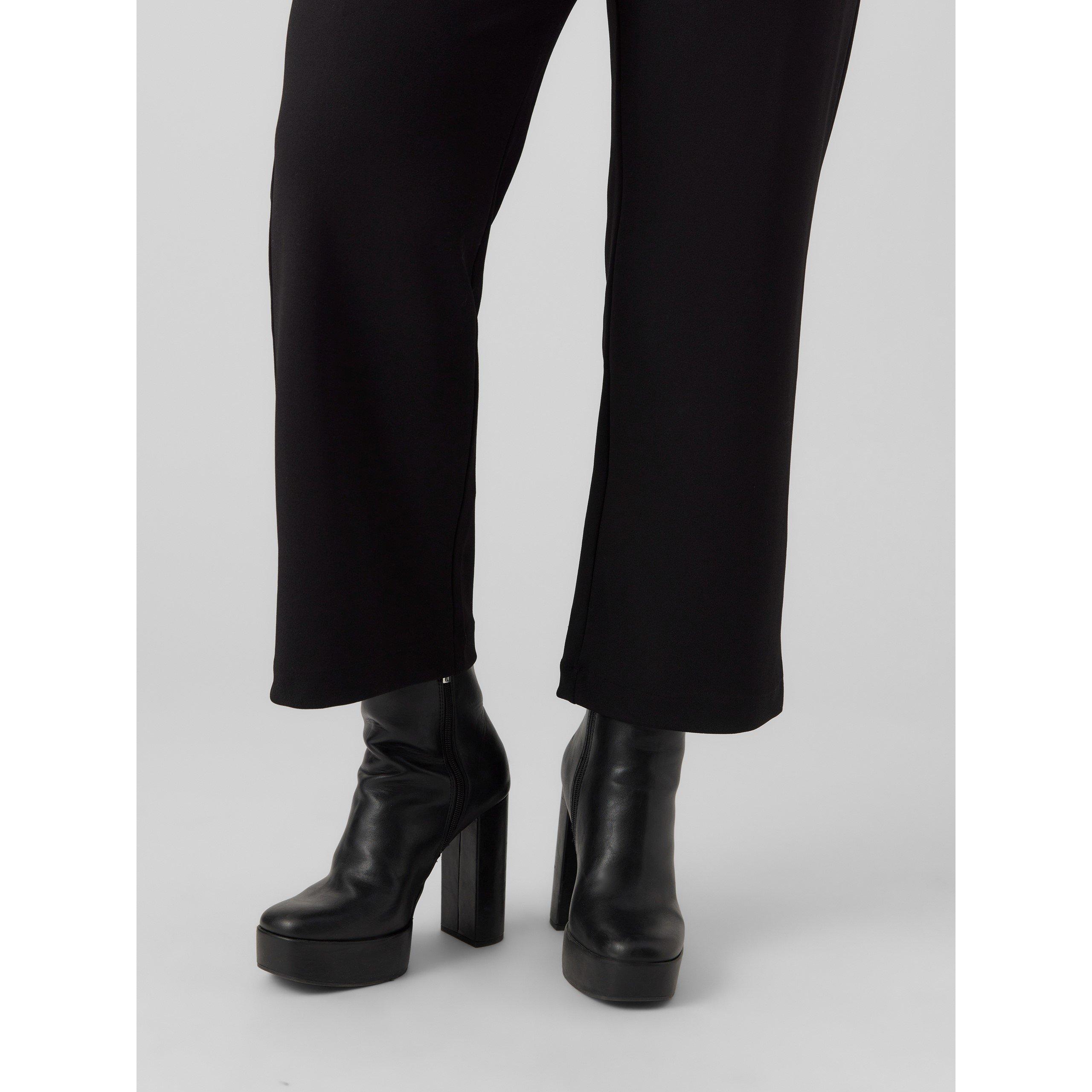 Vero Moda Curve High Waisted Straight Trousers.