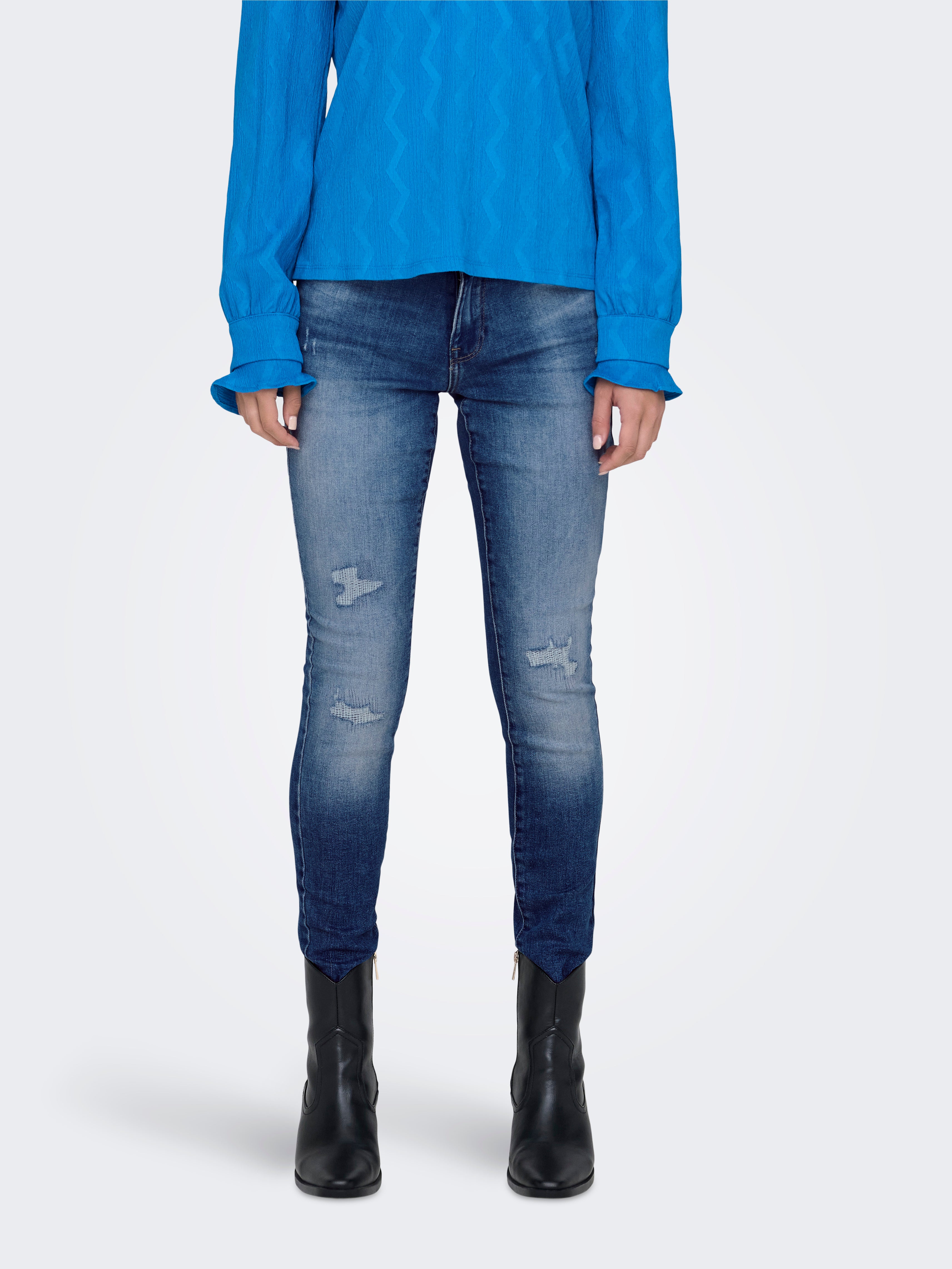 ONLSHAPE Mittlere Taille Skinny Fit Jeans Medium Blue Denim