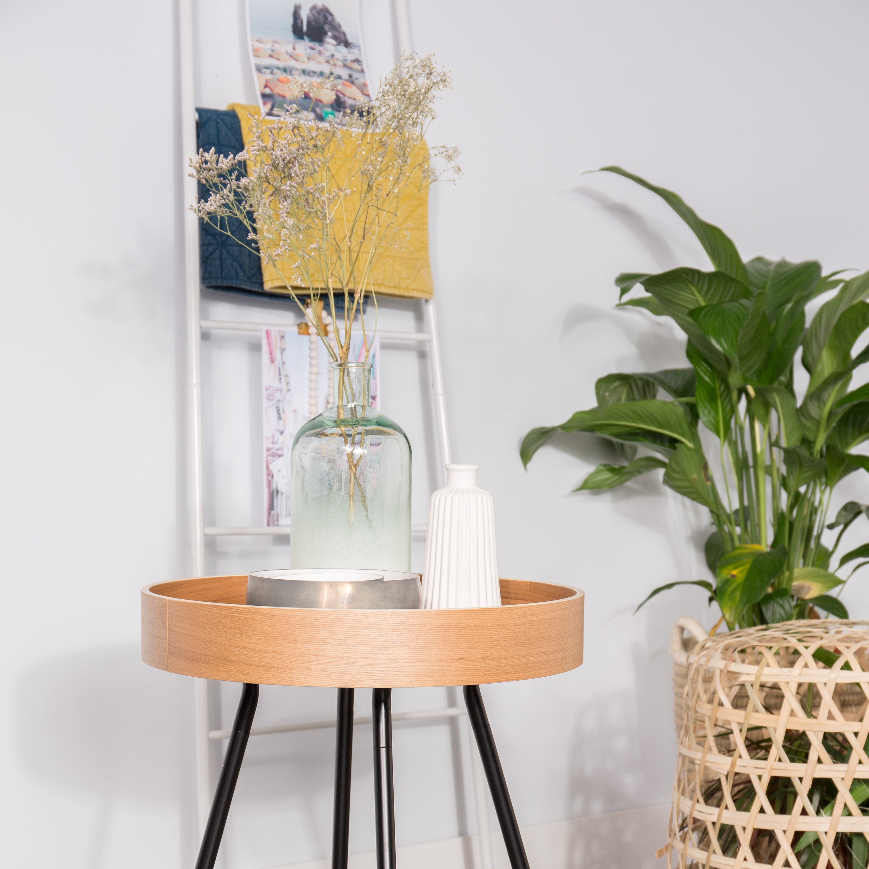 Zuiver Oak Tray Bijzettafel Ã 46,5 cm