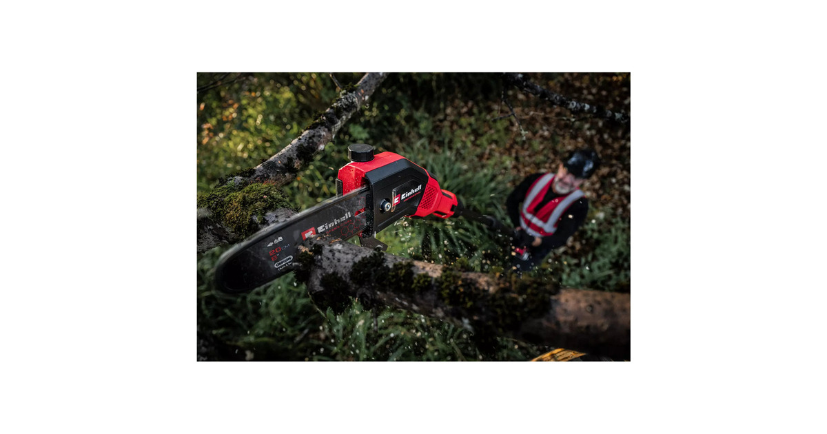 EINHELLProfessional Accu Telescopische Kettingzaag GP-LC 18/20 Li T BL-Solo  (Rood/zwart, Accu en oplader niet inbegrepen)