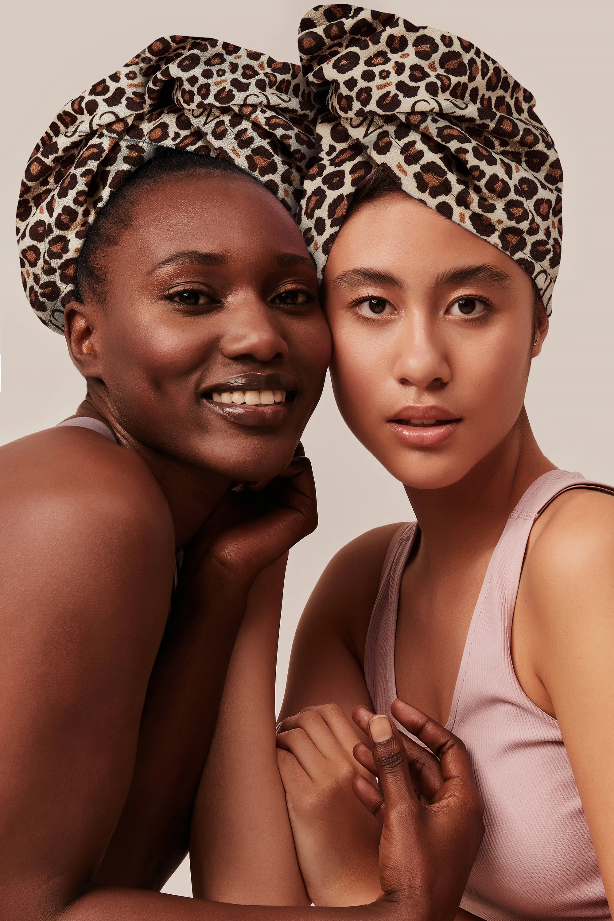GLOV Serviette pour cheveux léopard-113 g