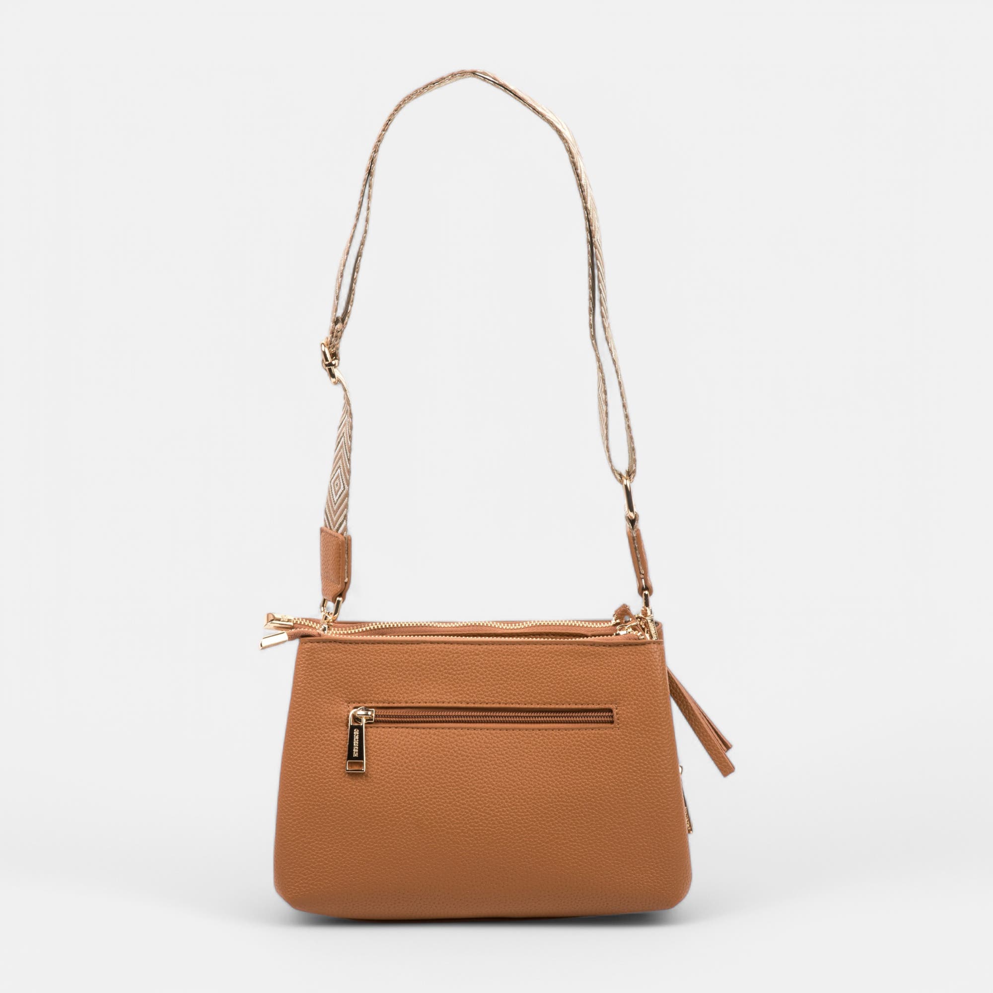 Sac bandoulière cognac
