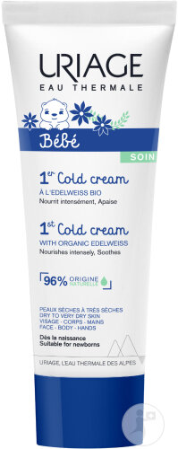 Uriage Bébé 1er Cold Cream Crème Ultra Nourrissante Visage Corps Tube 75ml