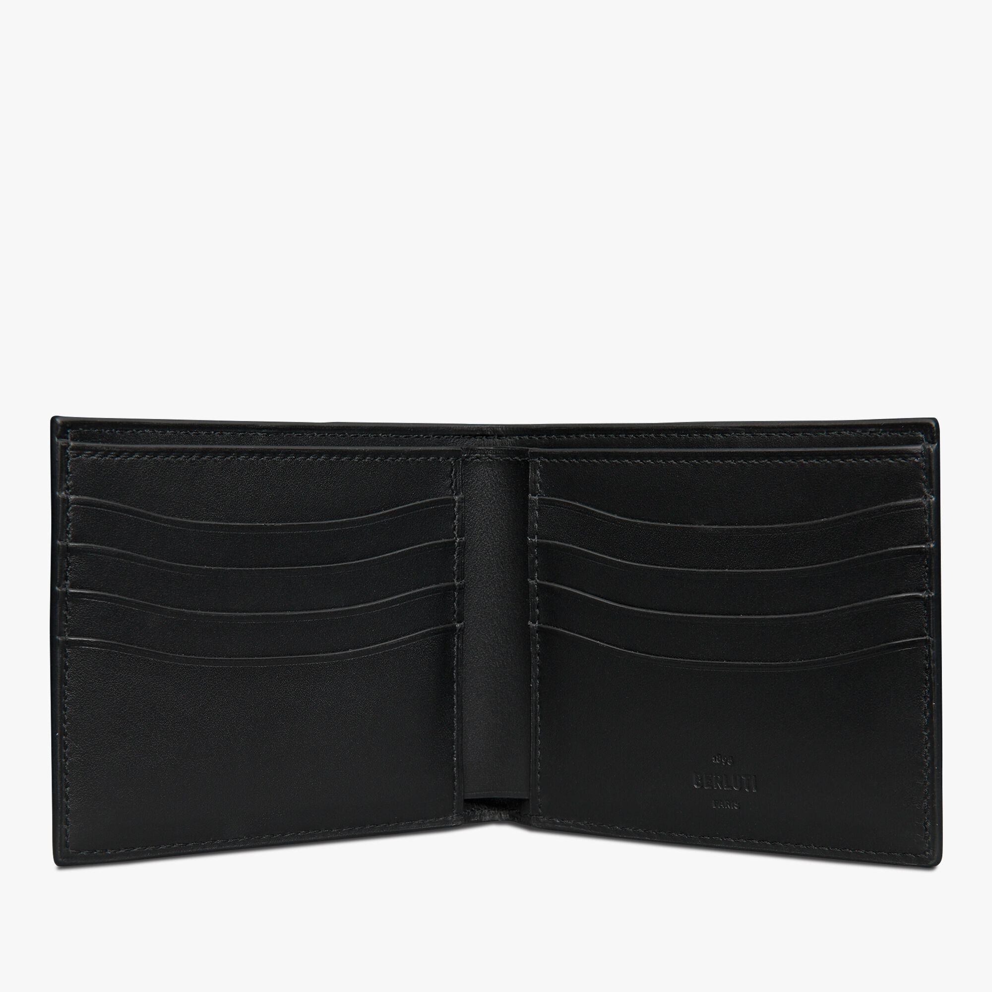 Portefeuille Makore En Cuir Scritto