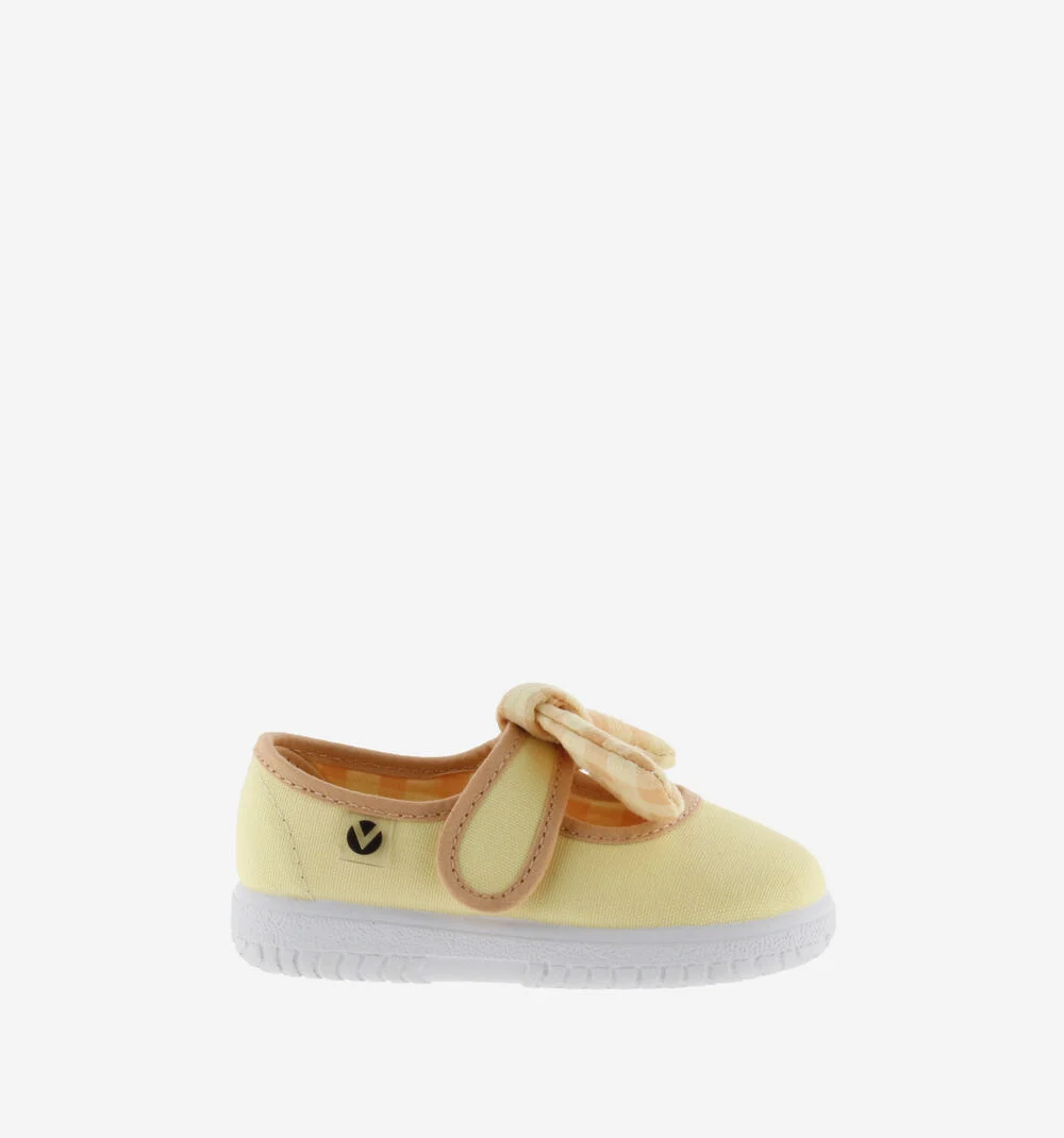 OJALÁ FOULARD VICHY Babies lazo carreaux pour fille AMARILLO