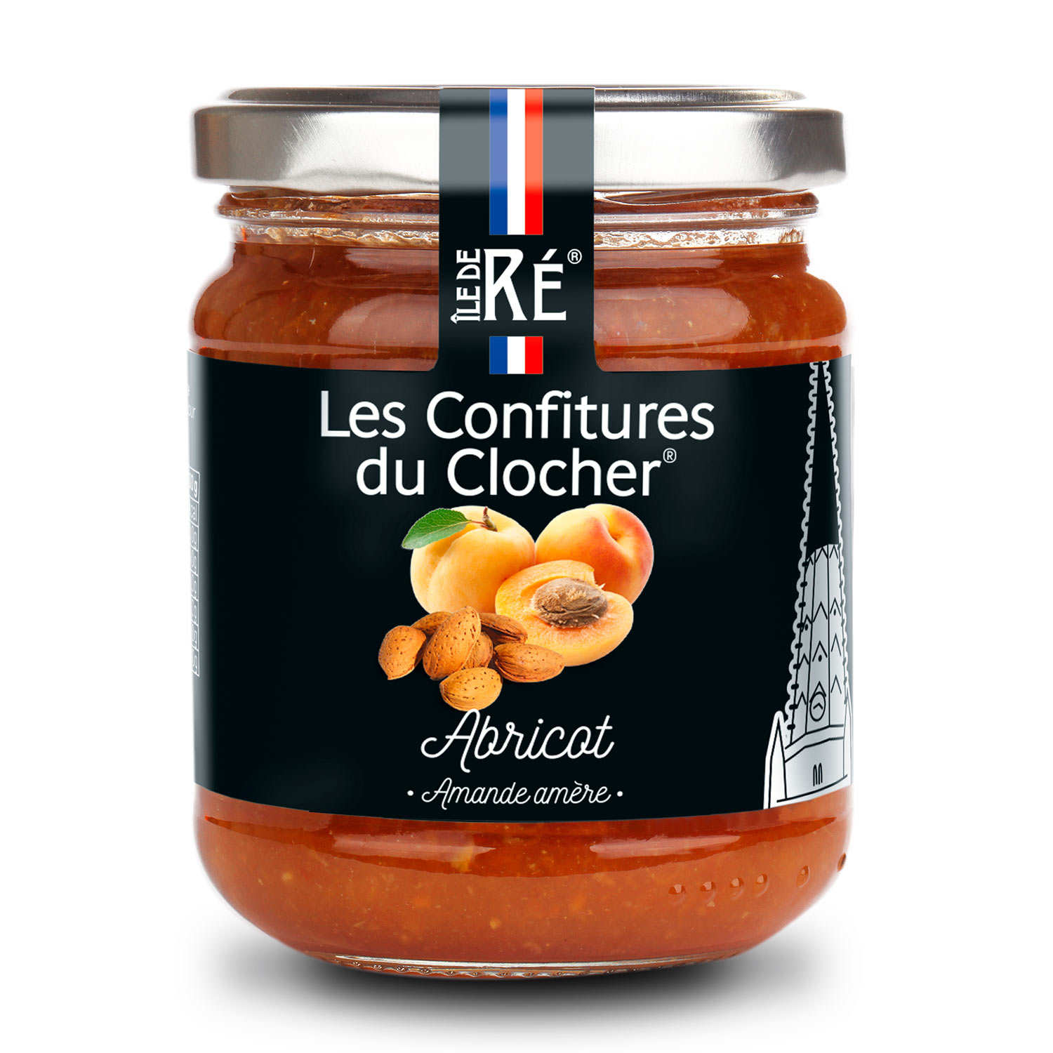 Confiture extra d'abricot et amande amère