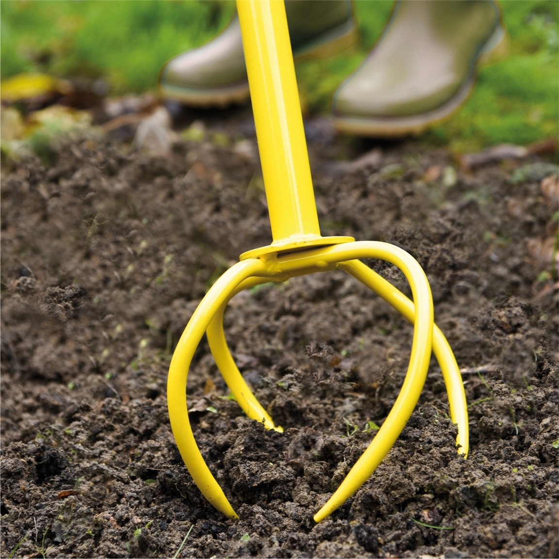 Griffe de jardin rotative