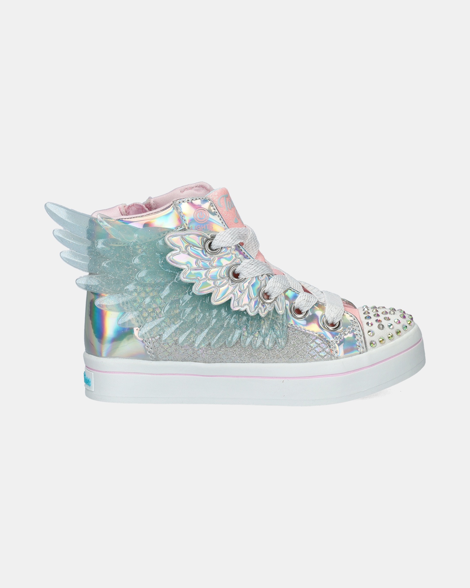 Skechers Twinkle Toes Hoge sneakers  - zilver