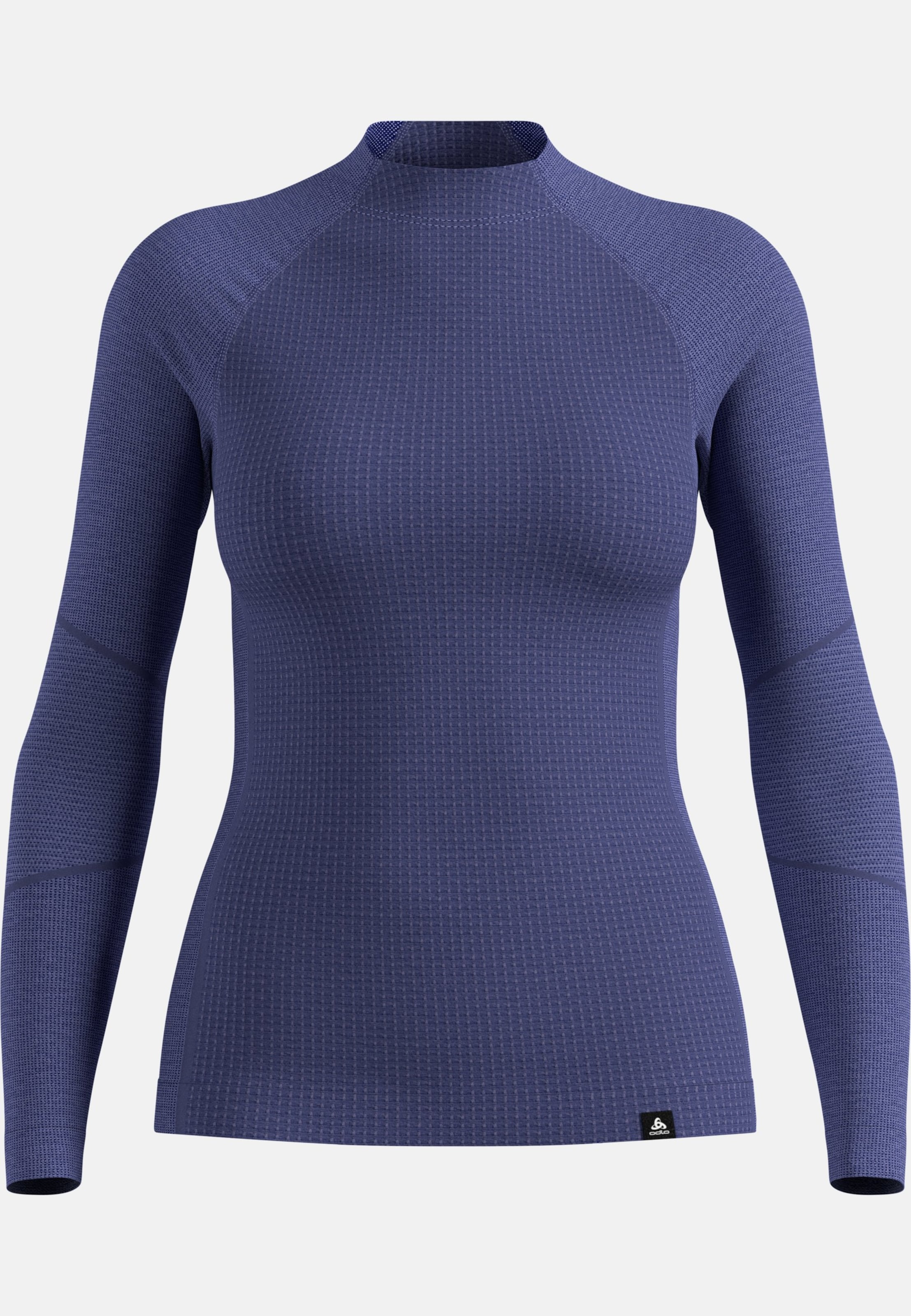 Seamless Performance Wool Funktionsshirt mit Rundhalsausschnitt in Skipper Blue