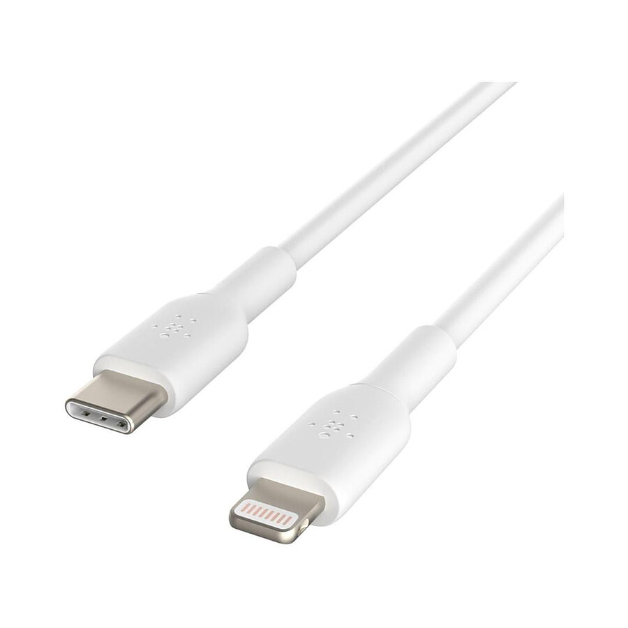 Câble USB-C vers Lightning MFI (blanc) - 1 m