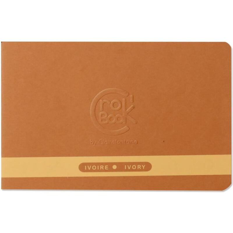 Crok'Book carnet piqué 24F 17x11cm 90g papier ivoire F - Aléatoire