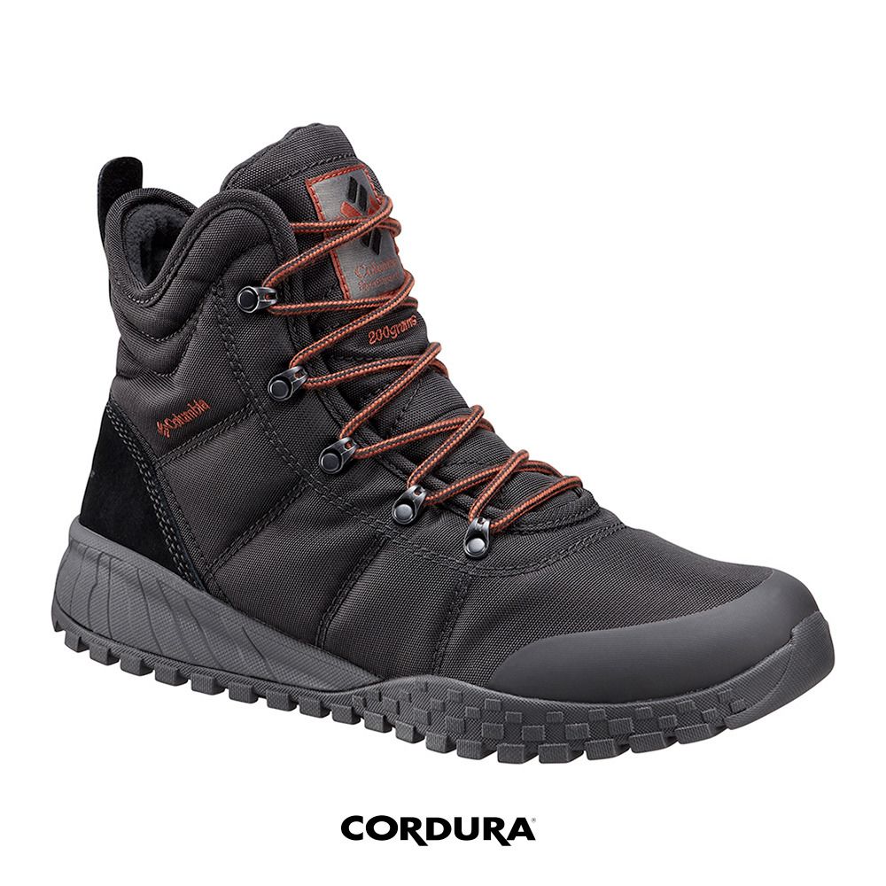 Columbia FAIRBANKS OH - Chaussures randonné Homme black/rusty