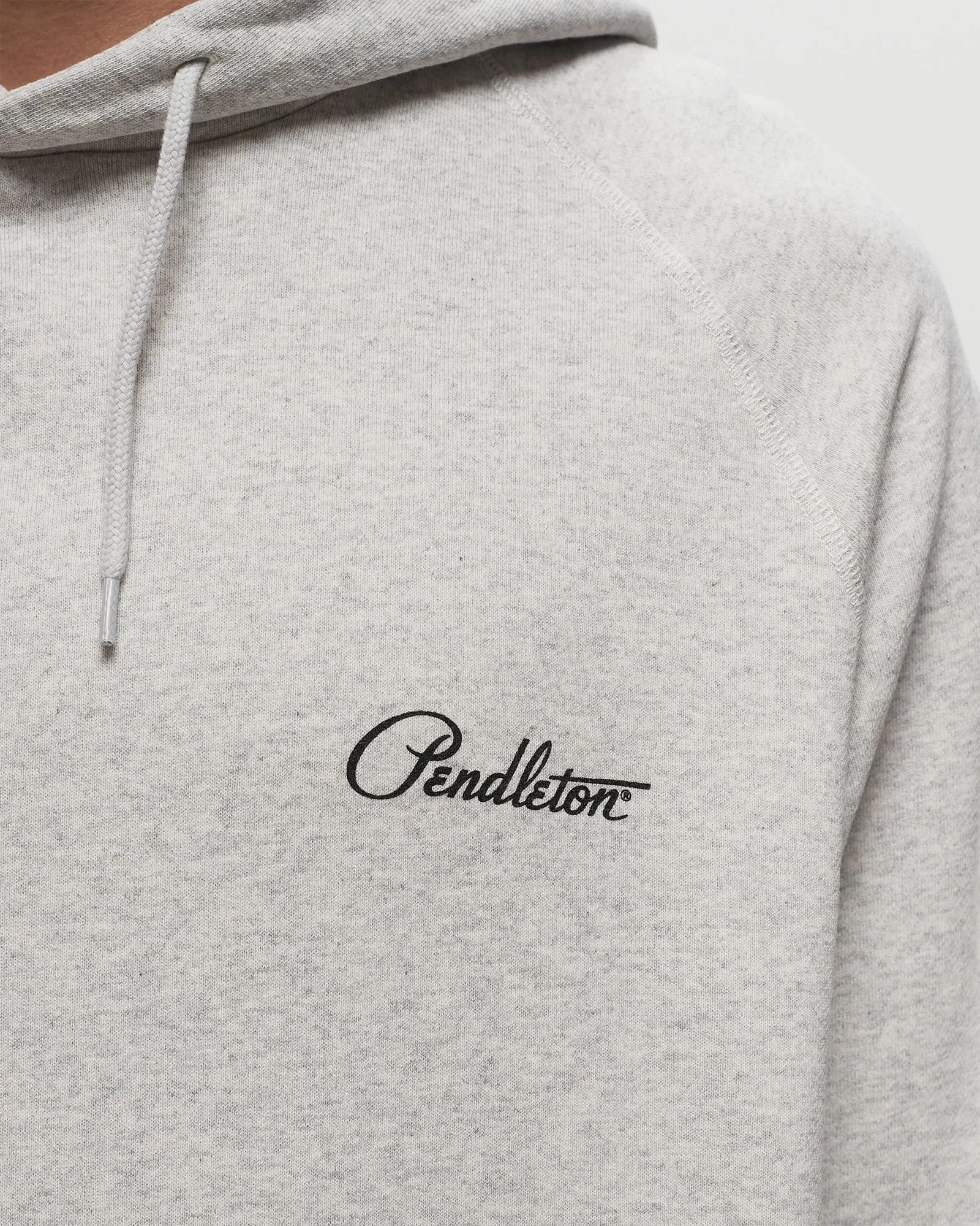 Pendleton BACK PRINT SWEAT HOODIE A GRAY HARDING STAR