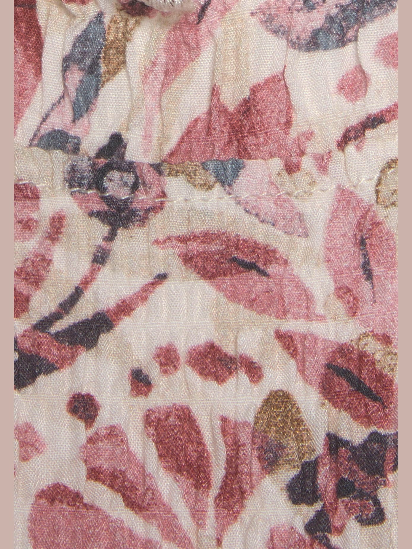 Robe imprimée encolure haute