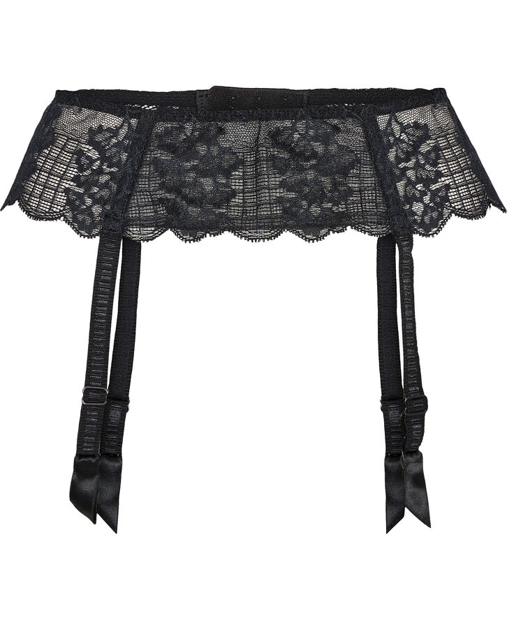 Simone Pérèle SUSPENDER BELT Sort