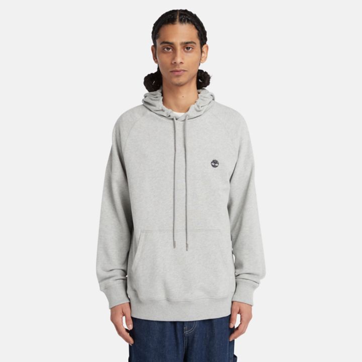 Moletom com capuz Exeter River para homens na cor cinza