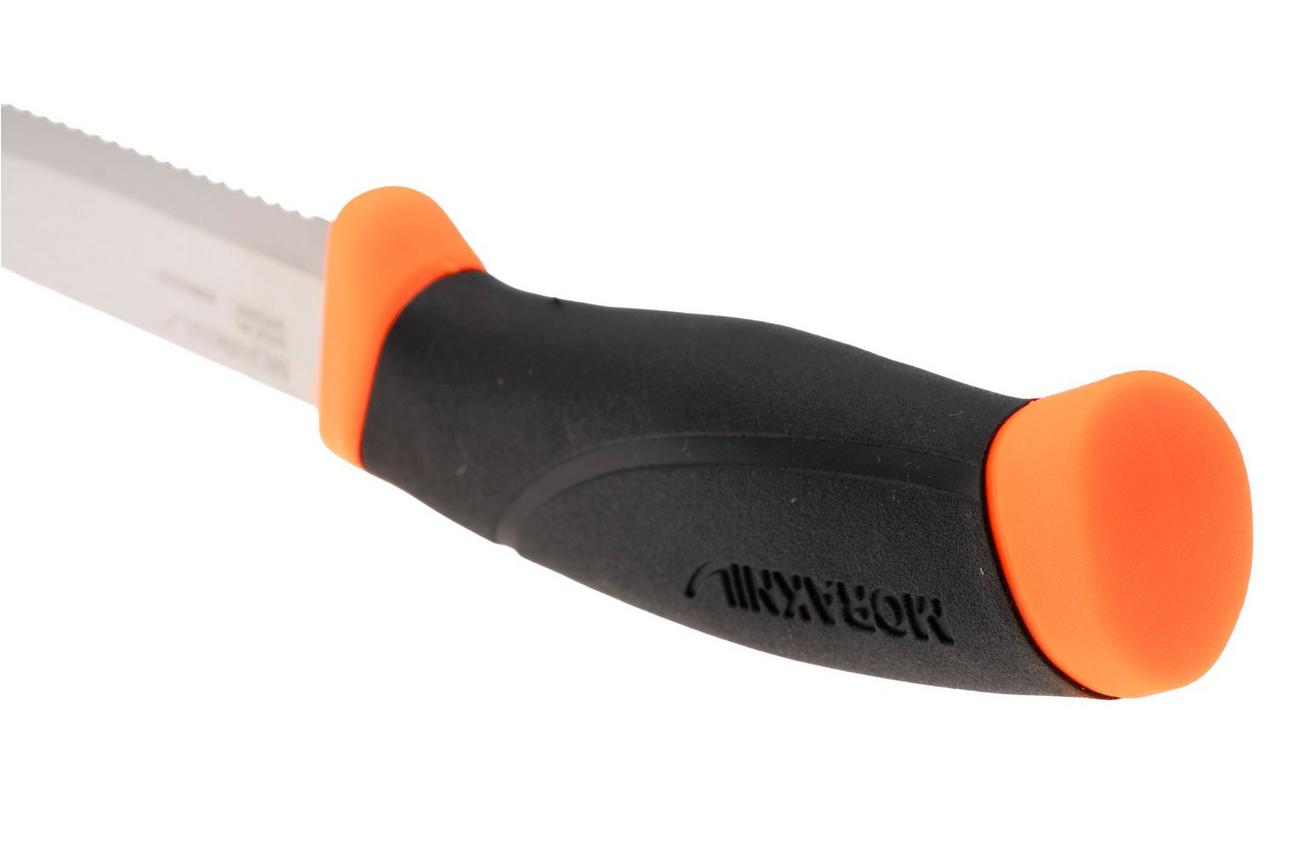 Morakniv Companion SRT (S) 11829 Hi-Vis Orange, bushcraftmes, partially serrated