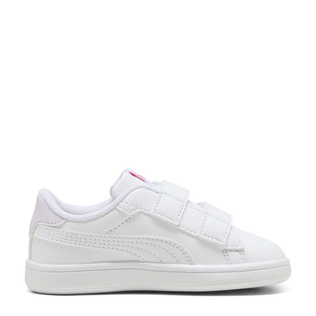 Puma Smash 3.0 Badges Vsneakers wit/roze/lila