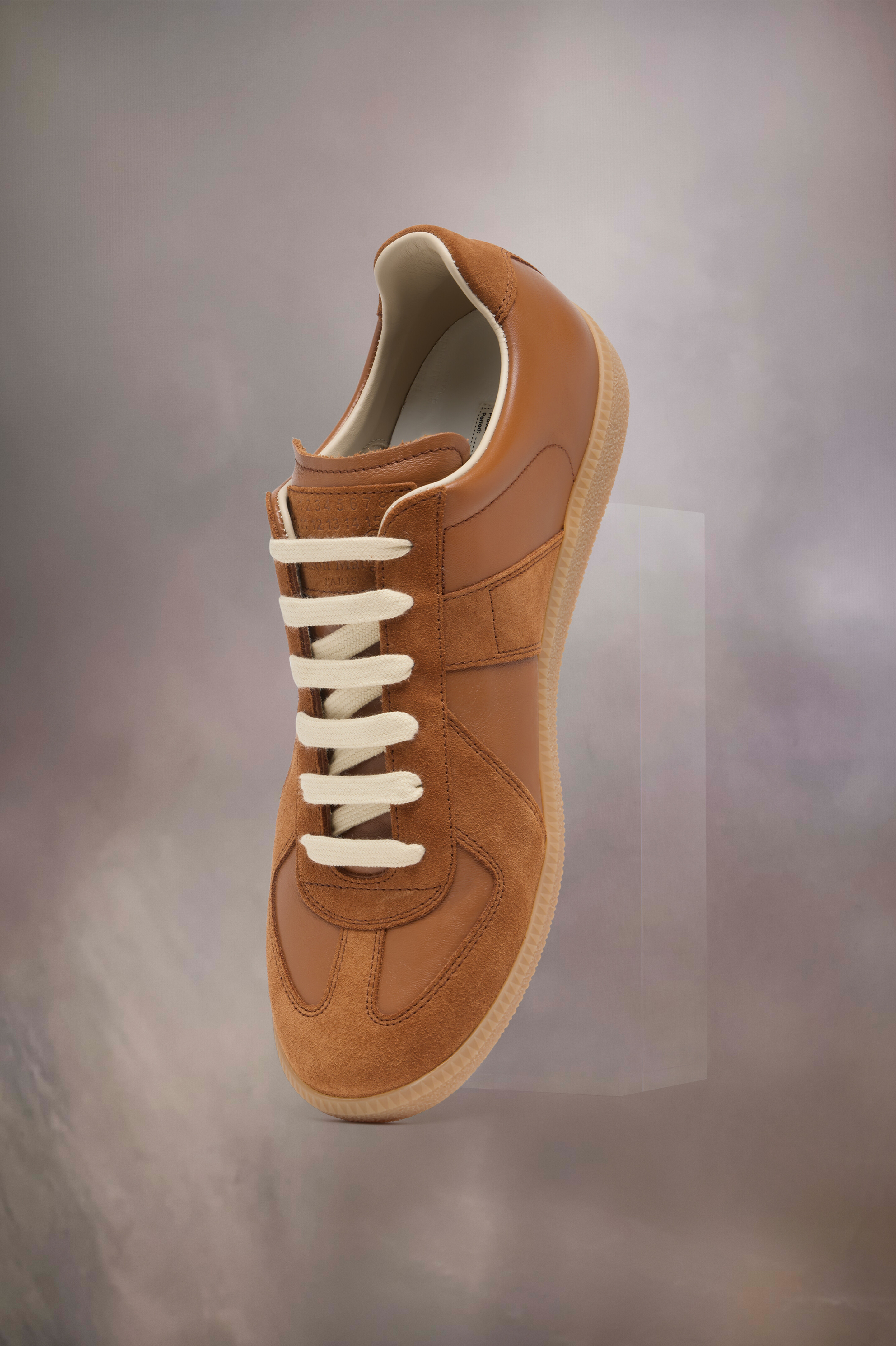 Sneakers Replica en cuir et suède | homme Brun clair