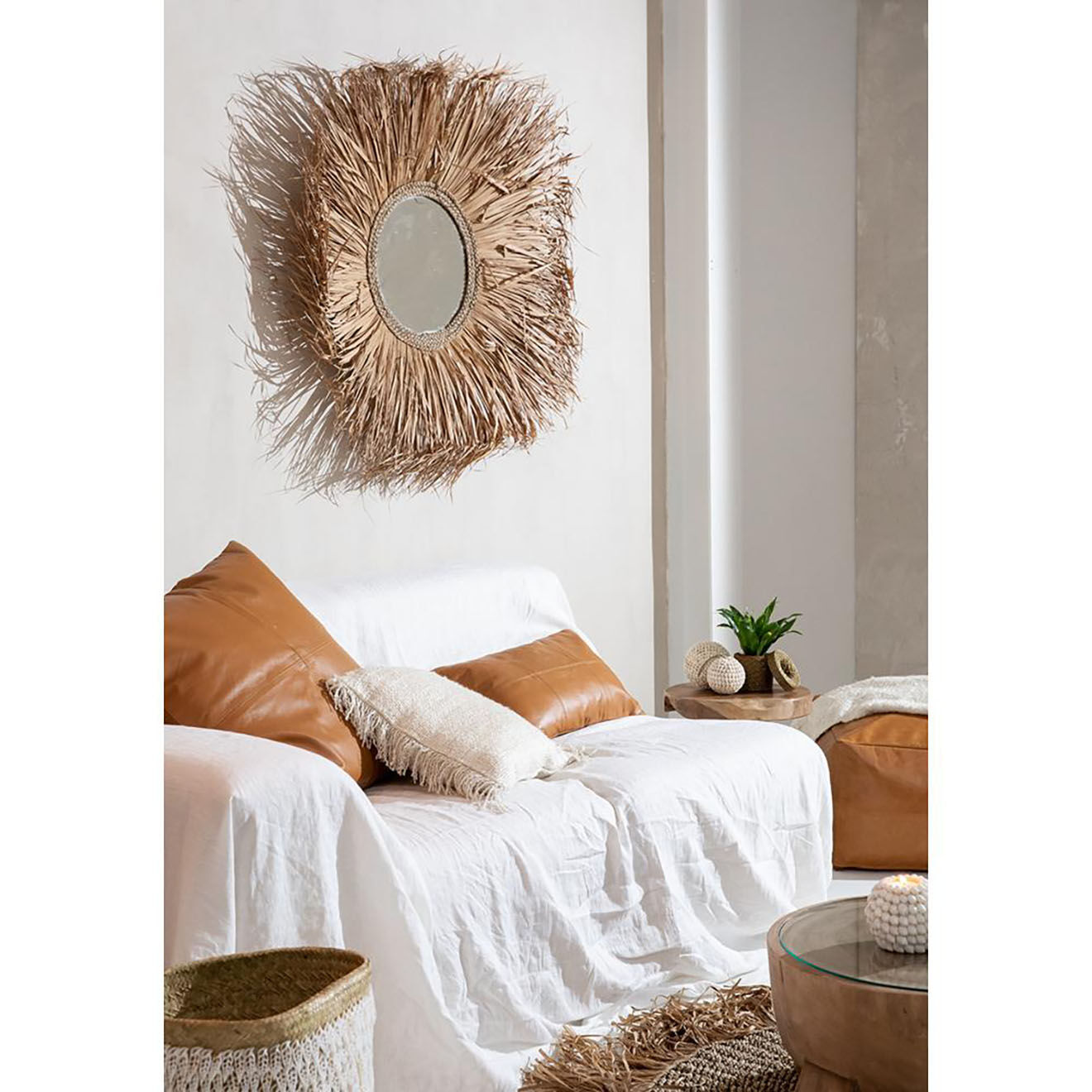 Bazar Bizar Plaid s'il vous Plaid crème - 130x170 cm