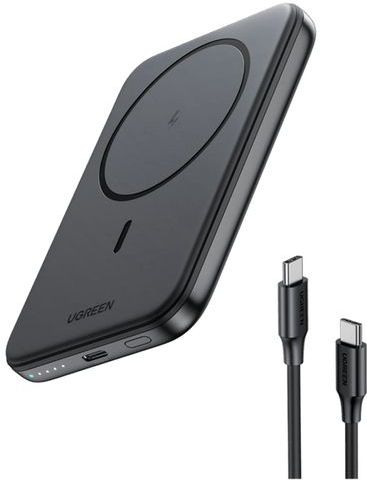 UGREEN Magnetische Powerbank - 5000 mAh - USB-C - Draadloos - Beige