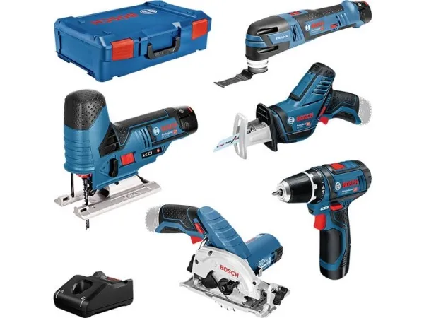 Bosch 12V Profi-sæt 5 stk. GSR GST GOP GKS GSA
