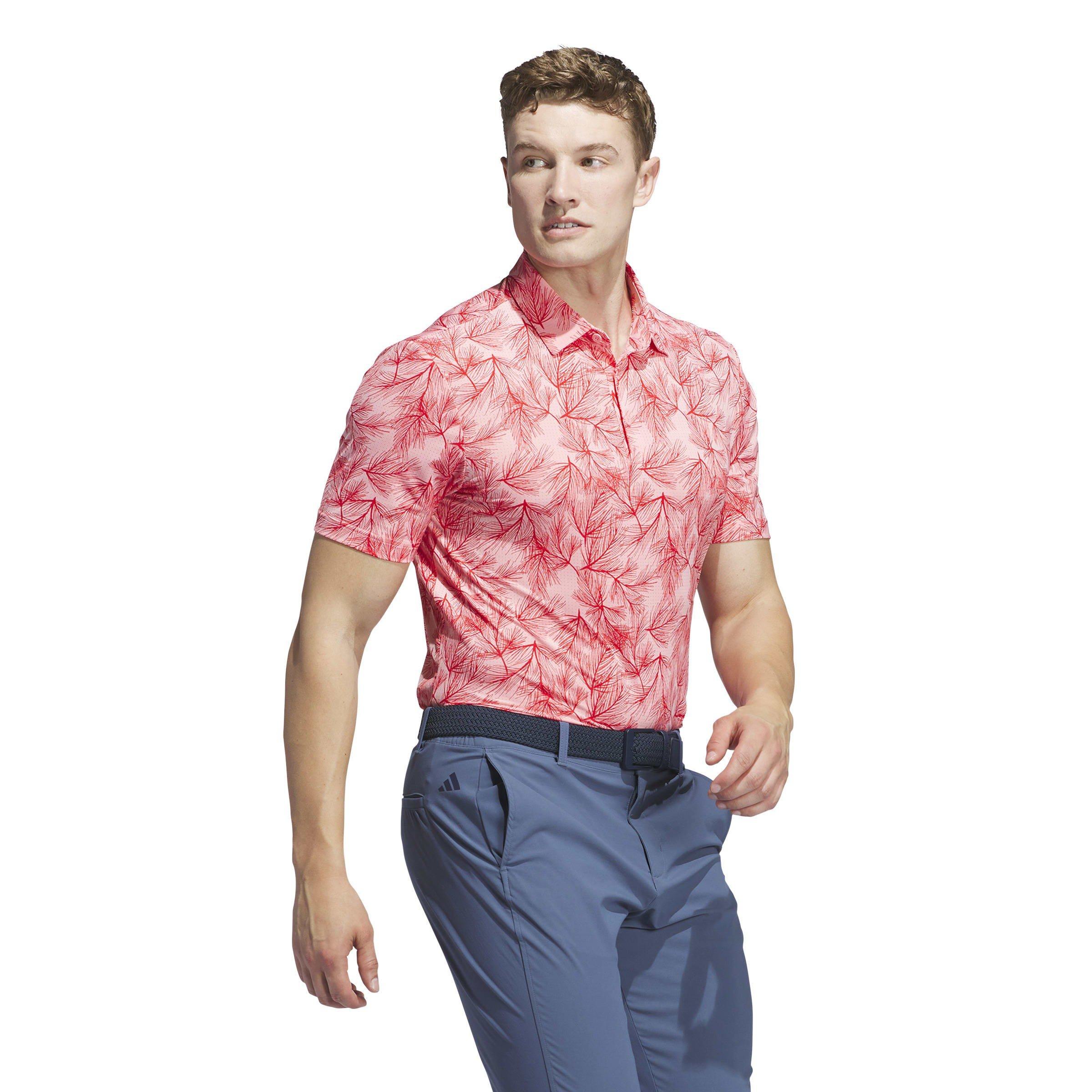 adidas Ultimate 365 Pine Print Golf Shirt