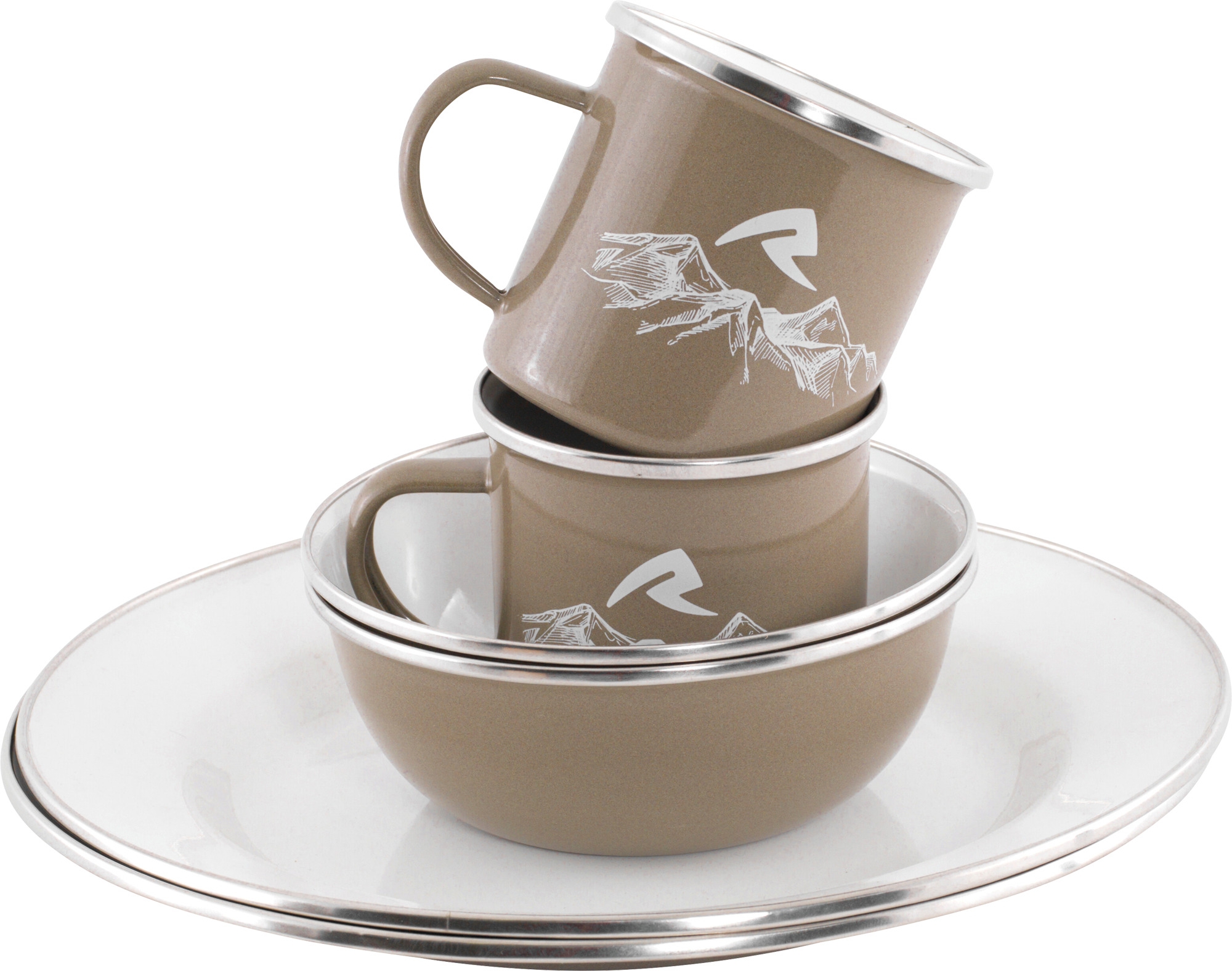 Robens Tongass Single Emaille-Set 3-tlg.