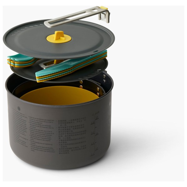 Sea to Summit - Frontier UL Two Pot Cook Set (14 Pieces) - Set de cuisson