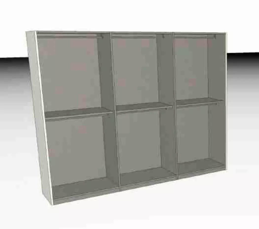 Kleiderschrank Senza Tempo 303 x 242 cm