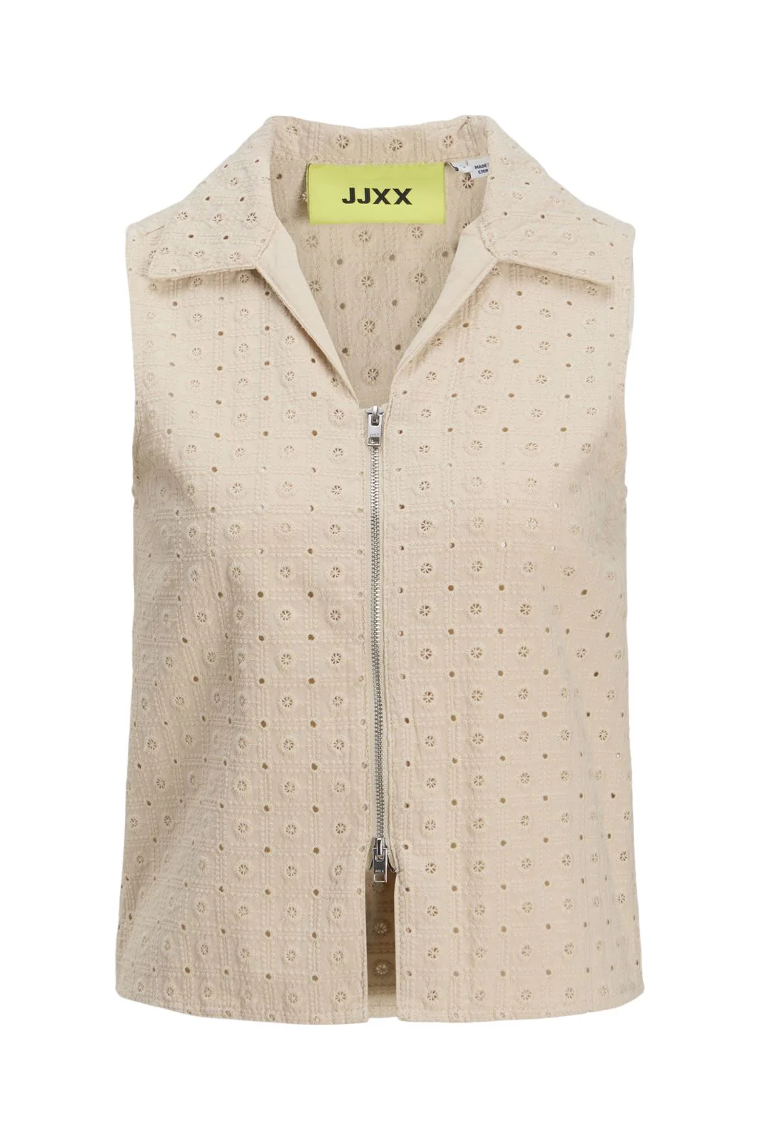 Jjxx Jxselma Broderie Anglaise Zip Top