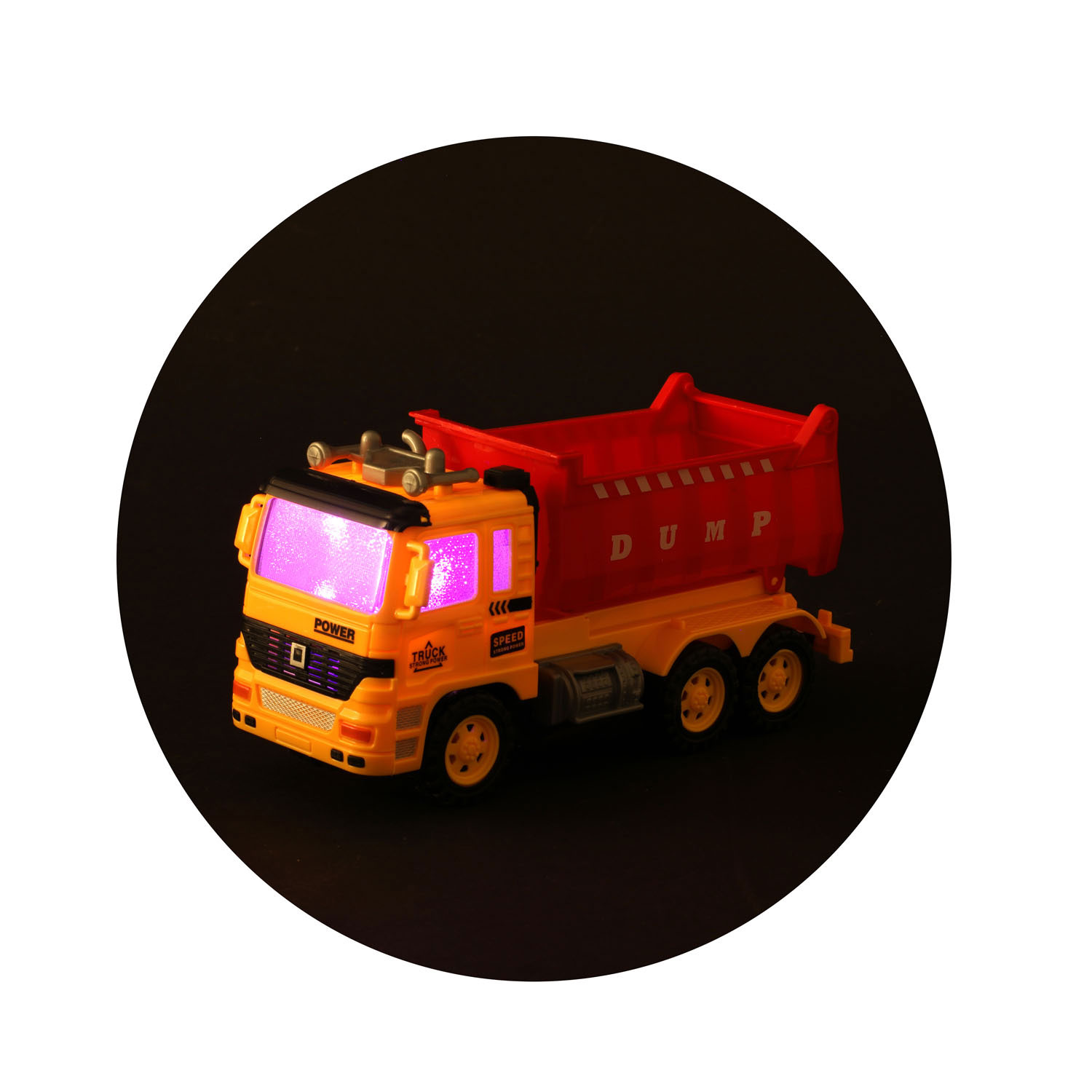 Cars & Trucks Kiepwagen met Graafmachine
