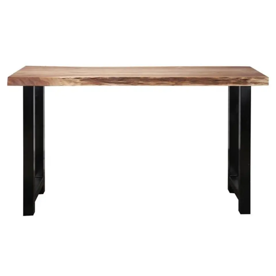 Industriële bartafel boomstam acaciahout Vince 150 cm - Hout - Bruin