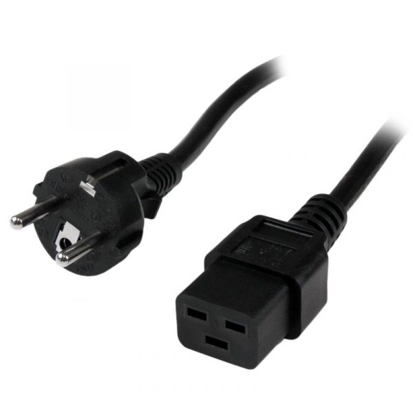 Startech Cabo de Alimentação CEE7/ - C19 Preto (2 Mts) - PXTEUC192M
