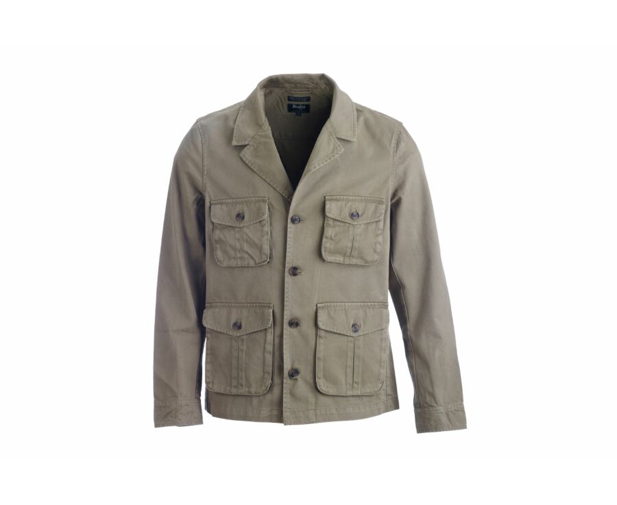 Veste saharienne homme Vert army - FALBERT