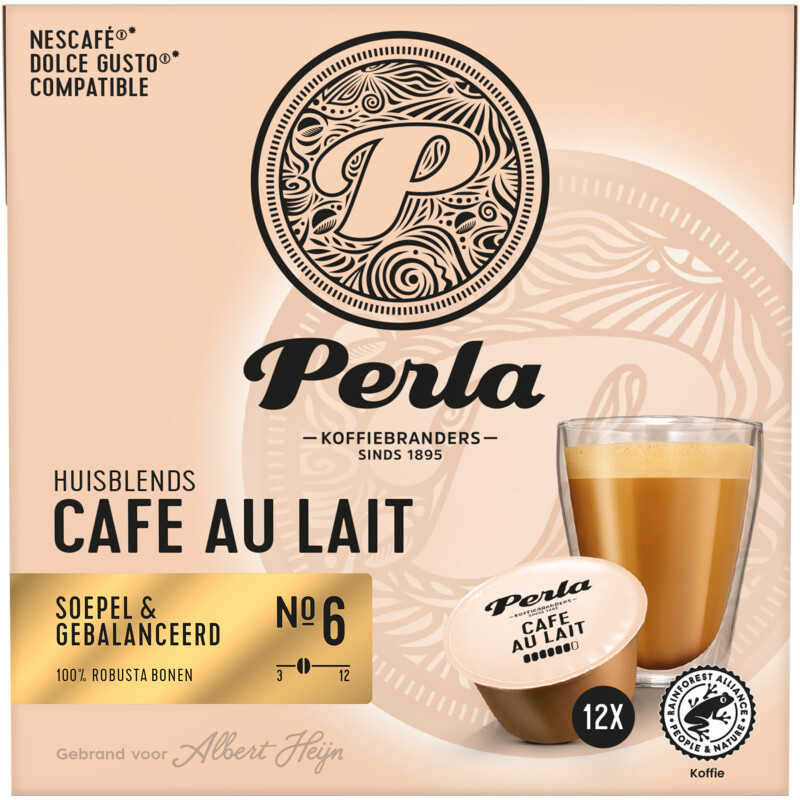Perla Huisblends Dolce gusto compatible café au lait