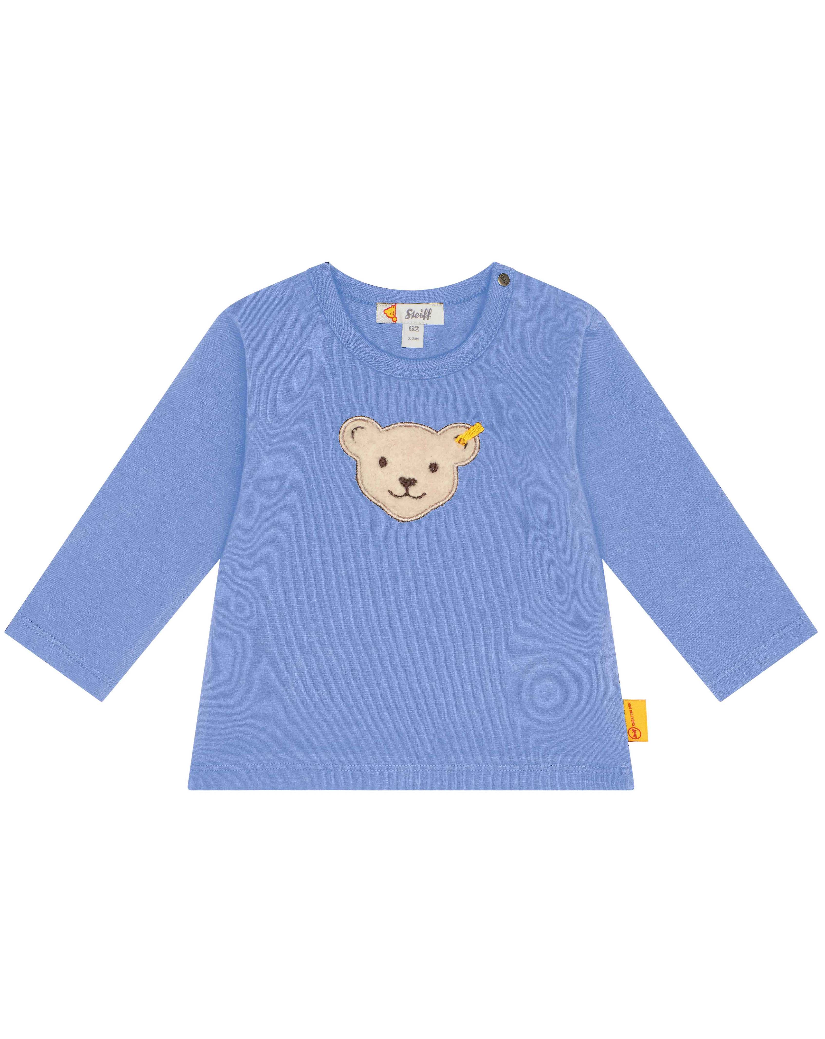 Langarmshirt BABY PAWERFUL in della robbia blue