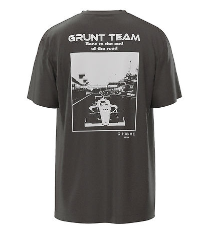 Grønt T-shirt - Arnhem Tee - Dark Grey