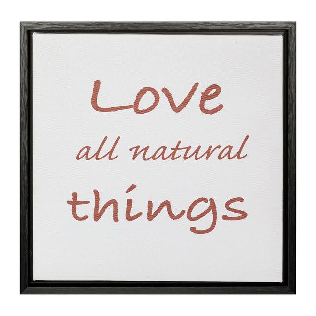 Bild gerahmt Naturliebe, 2er Set