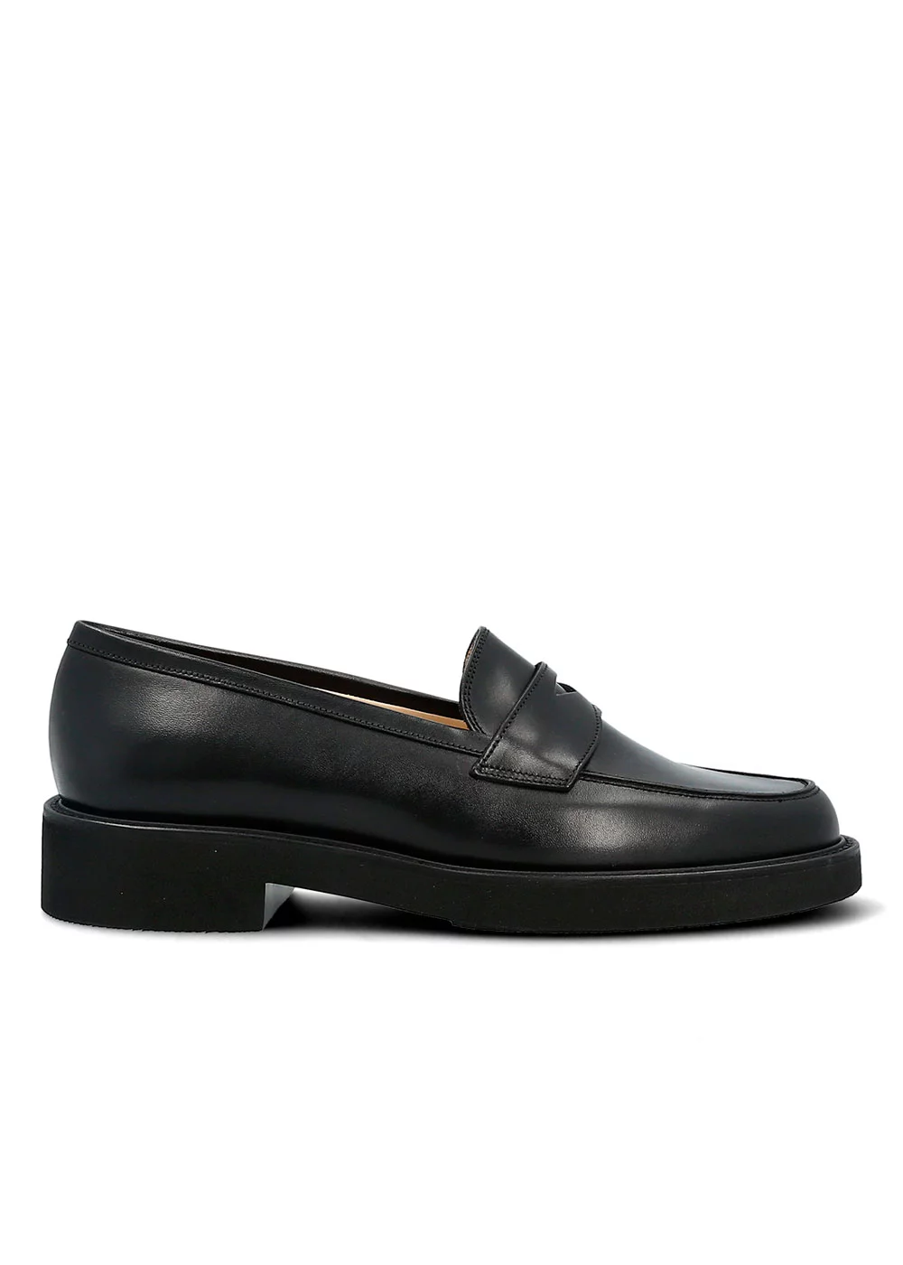MOCASSIN BARI CUIR NOIR